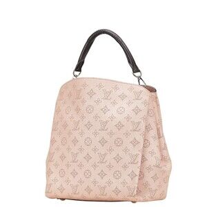 Louis Vuitton Leather Magnolia Pink Mahina Babylon Monogram Handbag Shoulder Bag